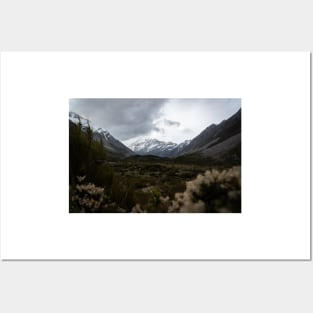 Epic Mountain View in Mt. Cook National Park Posters and Art